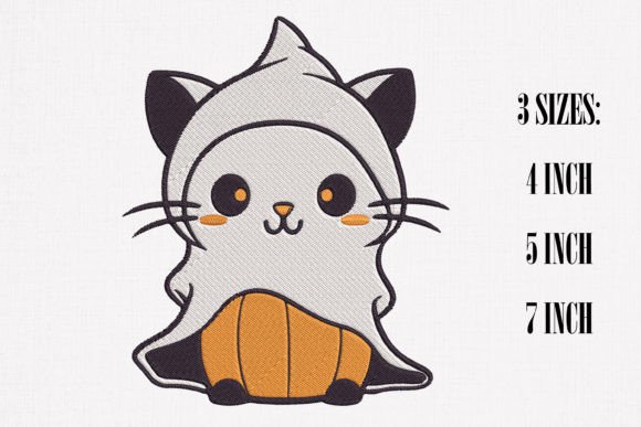 Review: Boo Ghost Cat 2 Halloween Embroidery
