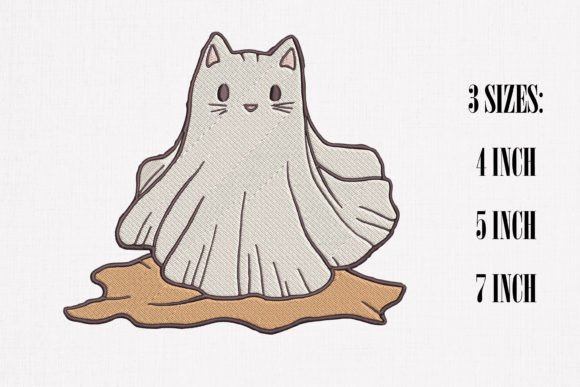 Review: Boo Ghost Cat Halloween Embroidery Design