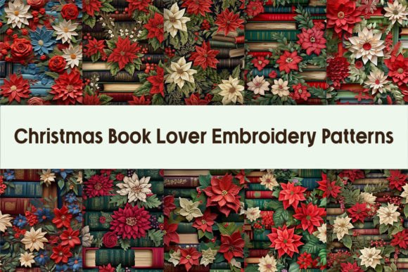 Review: Christmas Book Lover Embroidery Design