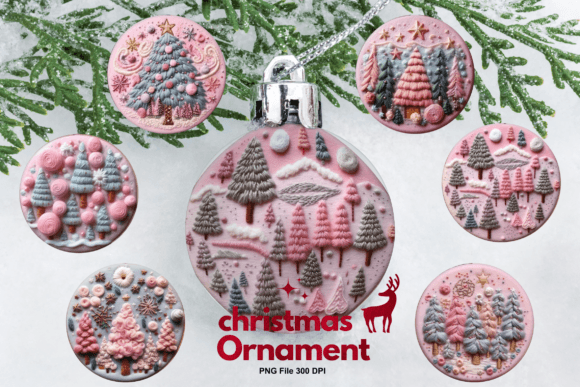 Review: Christmas Tree Embroidery Ornament Set