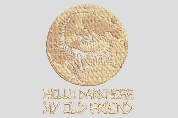 Reviewing Hello Darkness My Old Friend Embroidery