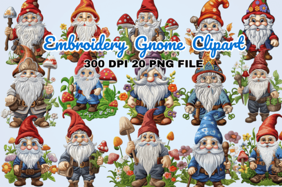 Reviewing the Embroidery Gnome Clipart Bundle for Real Projects
