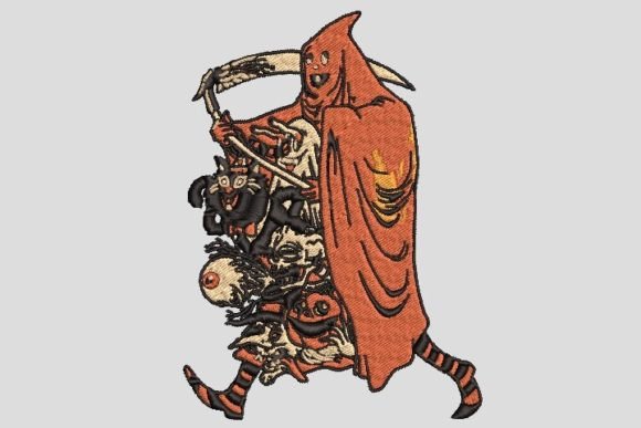 Reviewing the Halloween Ghost Horror Embroidery File