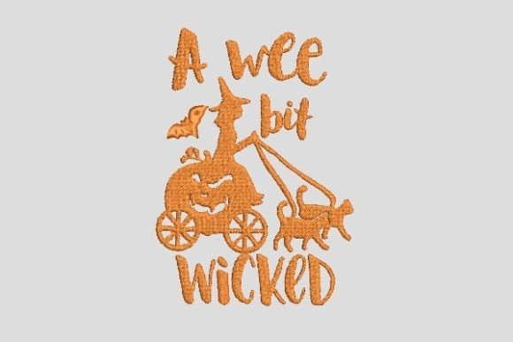 Wee Bit Wicked Pumpkin Witch Embroidery Review